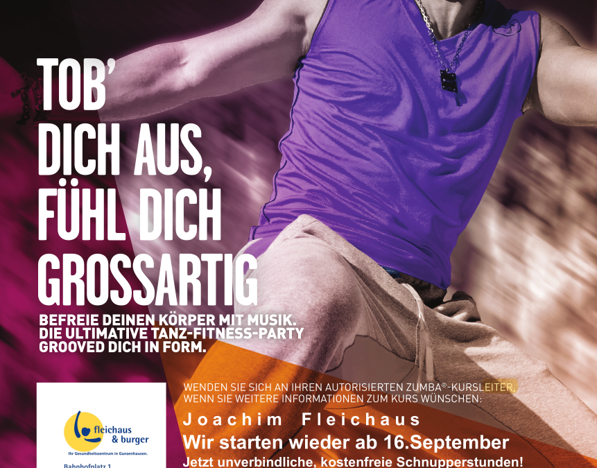 Neue Zumbakurse ab September